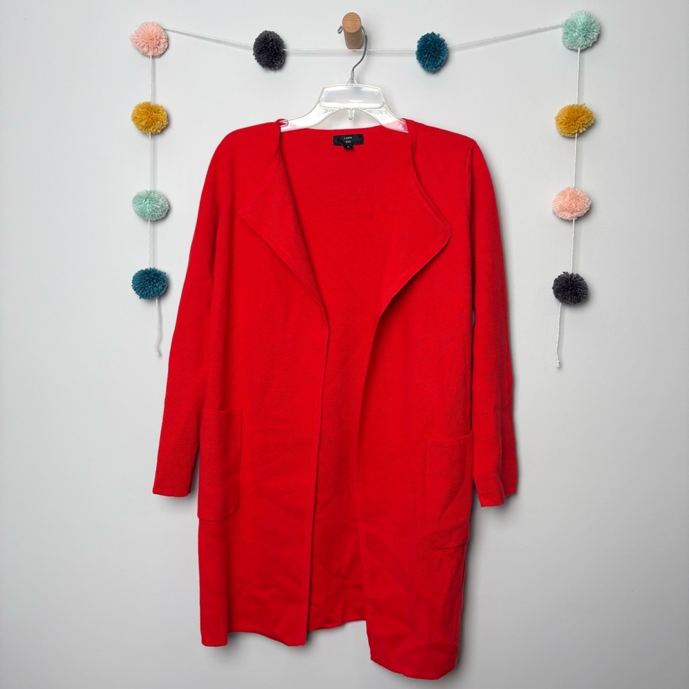J. Crew 365 Sophie Sweater Blazer Red Cardigan